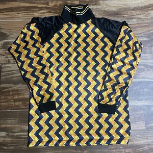 Vintage High 5 Sportswear Hippy Trippy Sport Geometric Pattern Jersey Size Small